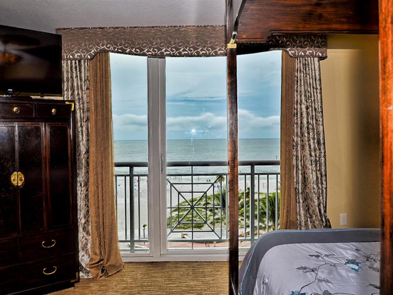Stunning view of the beach from guest room 2